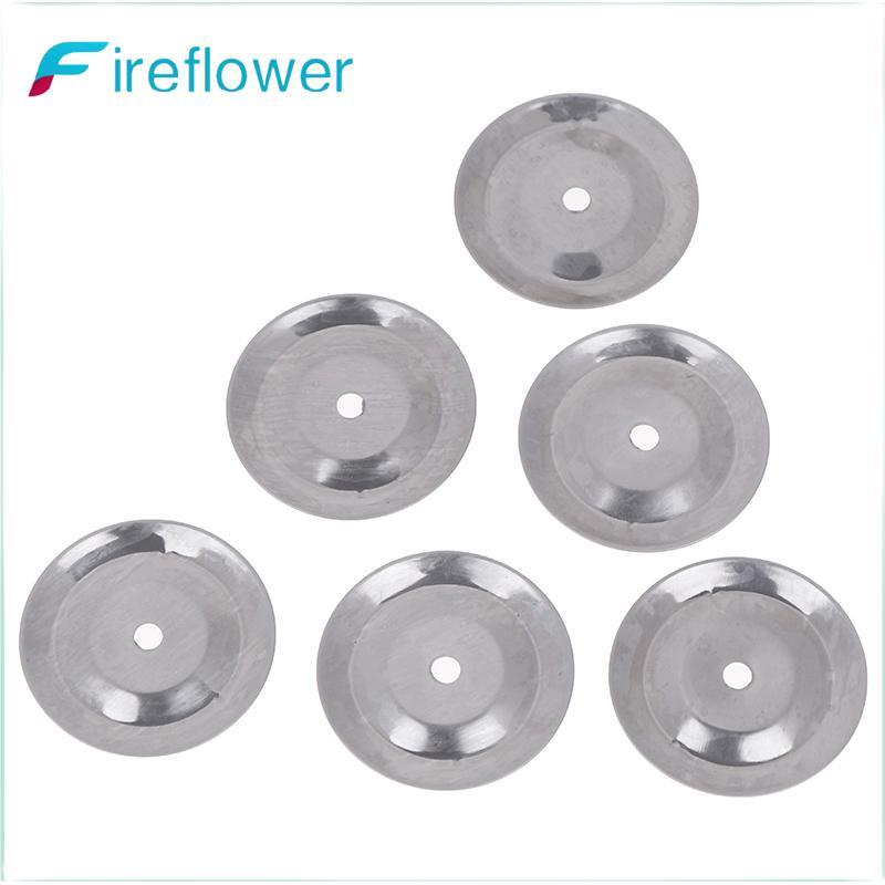 Fireflower 50pcs Tambourine Bell แหวน Jingle Bell เหล็กสําหรับ Handbell Church กลองบ่วง Tambourine แ