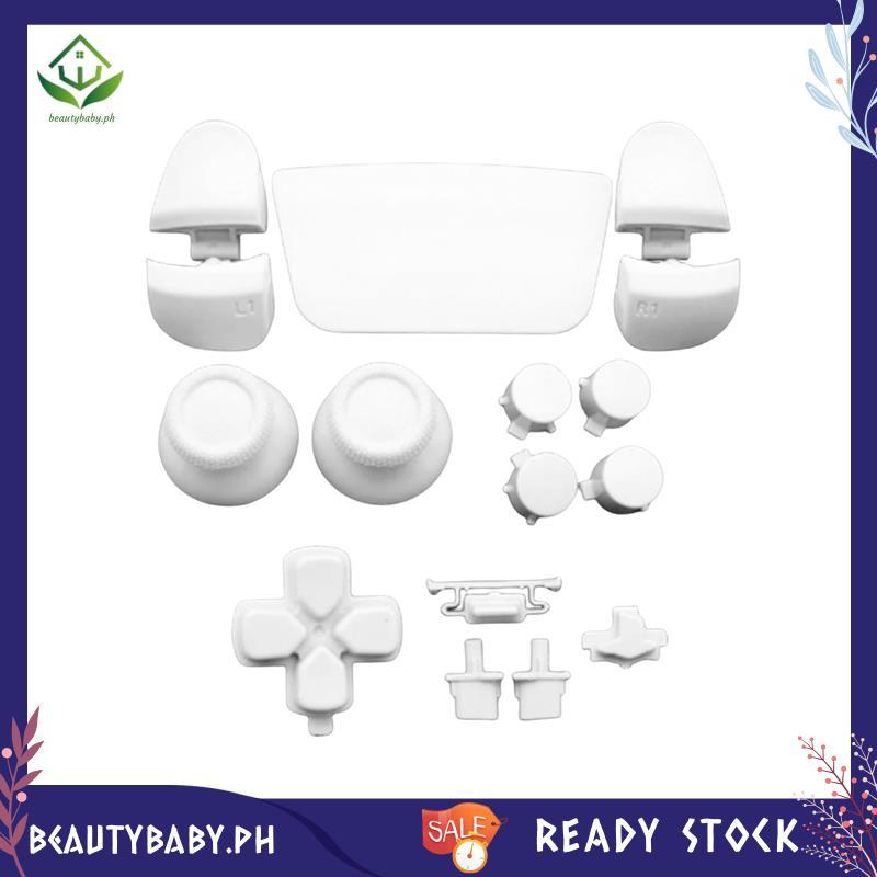 [beautybaby.ph] 1 ชุดปุ่มเต็มรูปแบบสําหรับ 5 3.0 Thumb Sticks จอยสติ๊กหมวก L1 R1 L2 R2 D-Pad สําหรับ
