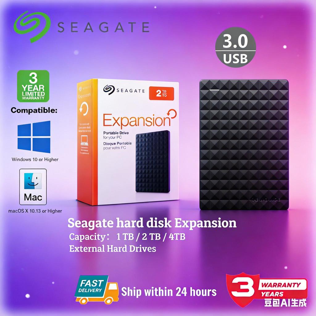 External Harddisk 1TB ความจุสูง โอนไฟล์เร็วพิเศษ HDD พกพา สำหรับ Mac และ Windows ราคาย่อมเยา ของแท้💯