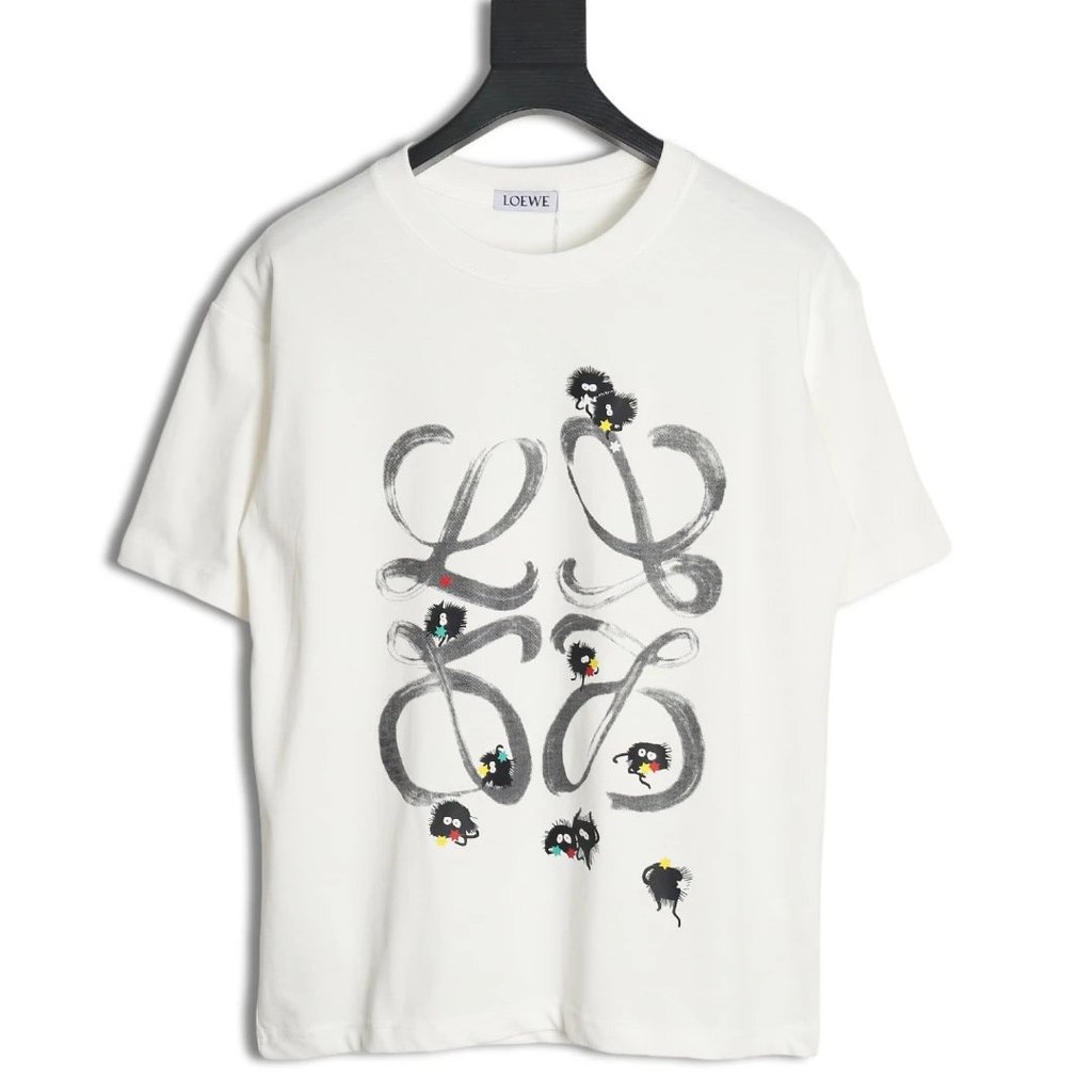 Loewe Loewe Loewe 24SS Briquettes เสื้อยืดแขนสั้น