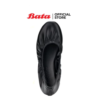 Bata บาจา รองเท้าเบเลลิน่า แบบสวม ส้นแบน สำหรับผู้หญิง รุ่น DELHI สีดำ 5316318 สีเงิน 5311318 สีน้ำตาล 5314318