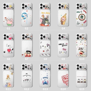 สติกเกอร์เลนส์ฟิล์มสําหรับiPhone 17 Pro Maxตัวป้องกันกล้องGlitterการ์ตูนโทรศัพท์มือถือโปร่งใสสติกเกอร์ด้านหลังสําหรับ17Pro 17Promaxอุปกรณ์เสริมตกแต่ง