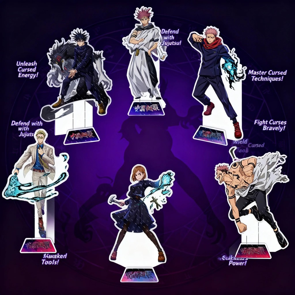 Standee Jujutsu Kaisen War Spell Model Mica อะคริลิครูป Gojo Satoru Sukuna Megumi Yuji Itadori Trang