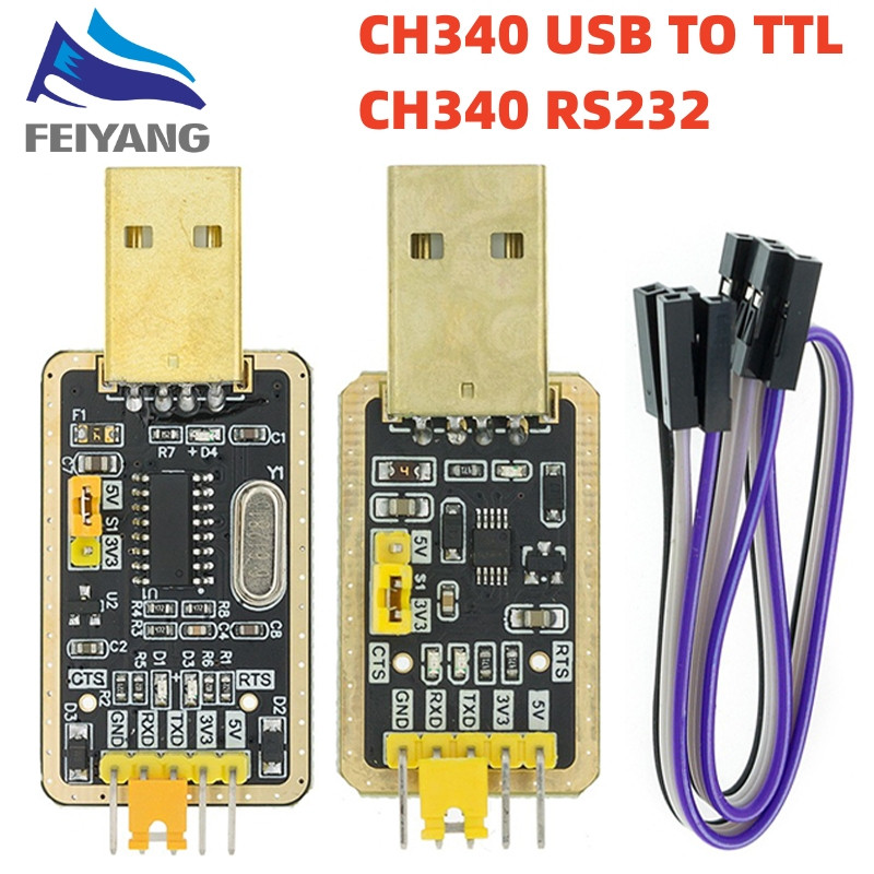 Ch340g / CH340E USB เป็น TTL Converter UART Module CH340 3.3V 5V