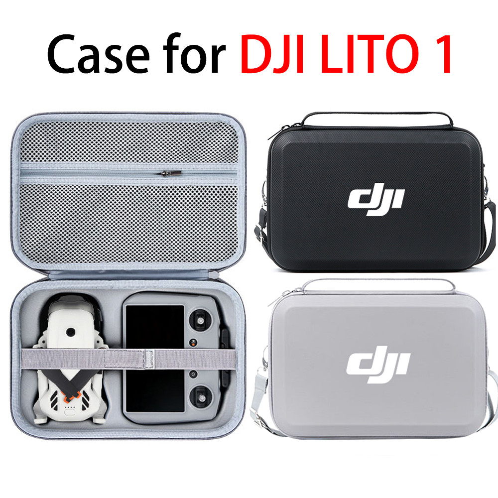 สําหรับถุงเก็บ DJI LITO 1/X1, RC ไฟฟ้าคู่ 2 พร้อมรีโมทคอนโทรลหน้าจอ, กล่องรวมเครื่องเดียว, กระเป๋าสะพายข้างเดียว Lito 1 อุปกรณ์เสริมกล่องเก็บโดรน