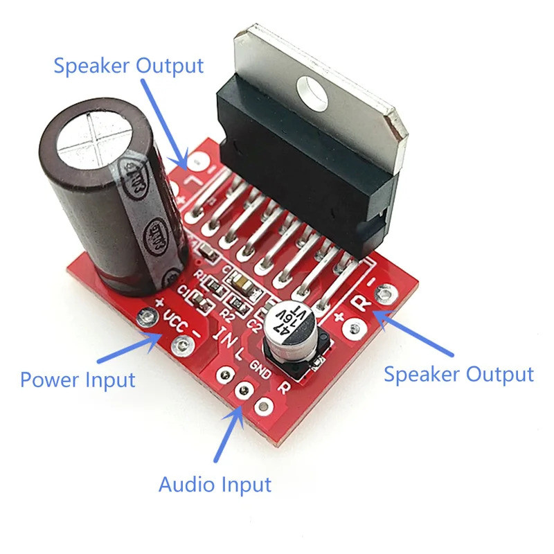 DC9V-15V เครื่องขยายเสียง Amplificador TDA7379 CD7379 เครื่องขยายเสียง 38W X 2 Dual Channel High-Pow