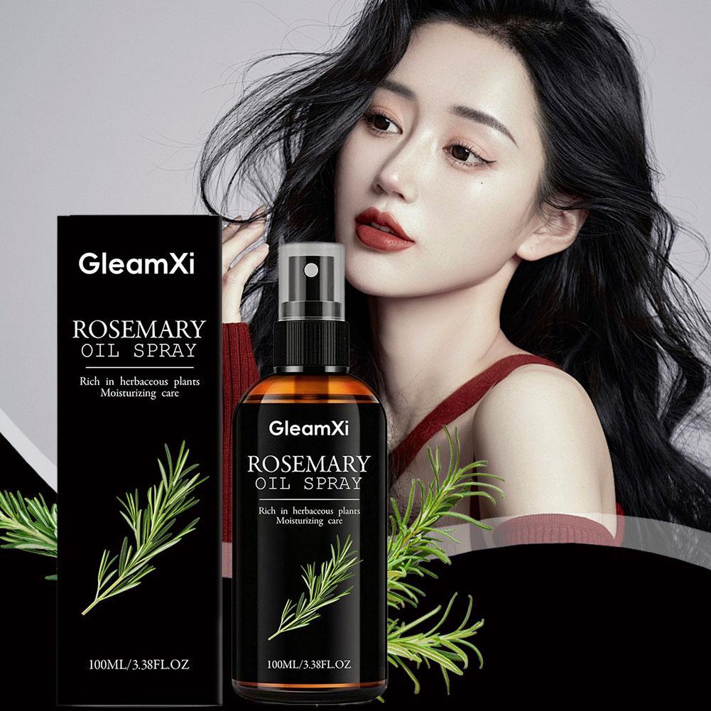 Rosemary Water Hair Mist Hydrating Spray สําหรับ Frizz Control Smooth Shine