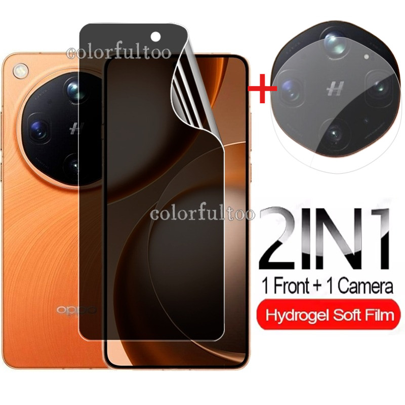 สําหรับOppoFindX9Ultra 2in1 ความเป็นส่วนตัวHydrogelฟิล์มสําหรับOppoค้นหาX9 Ultra Find X9Ultra 2026 ฝ