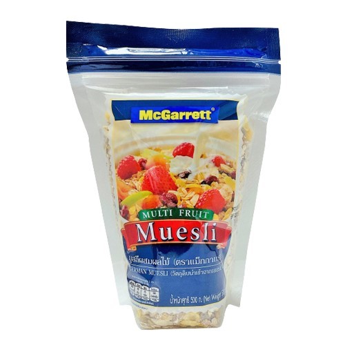 แม็กกาแรต มูสลีผสมผลไม้ (Mcgarrett Multi Fruit Muesli 500g.)