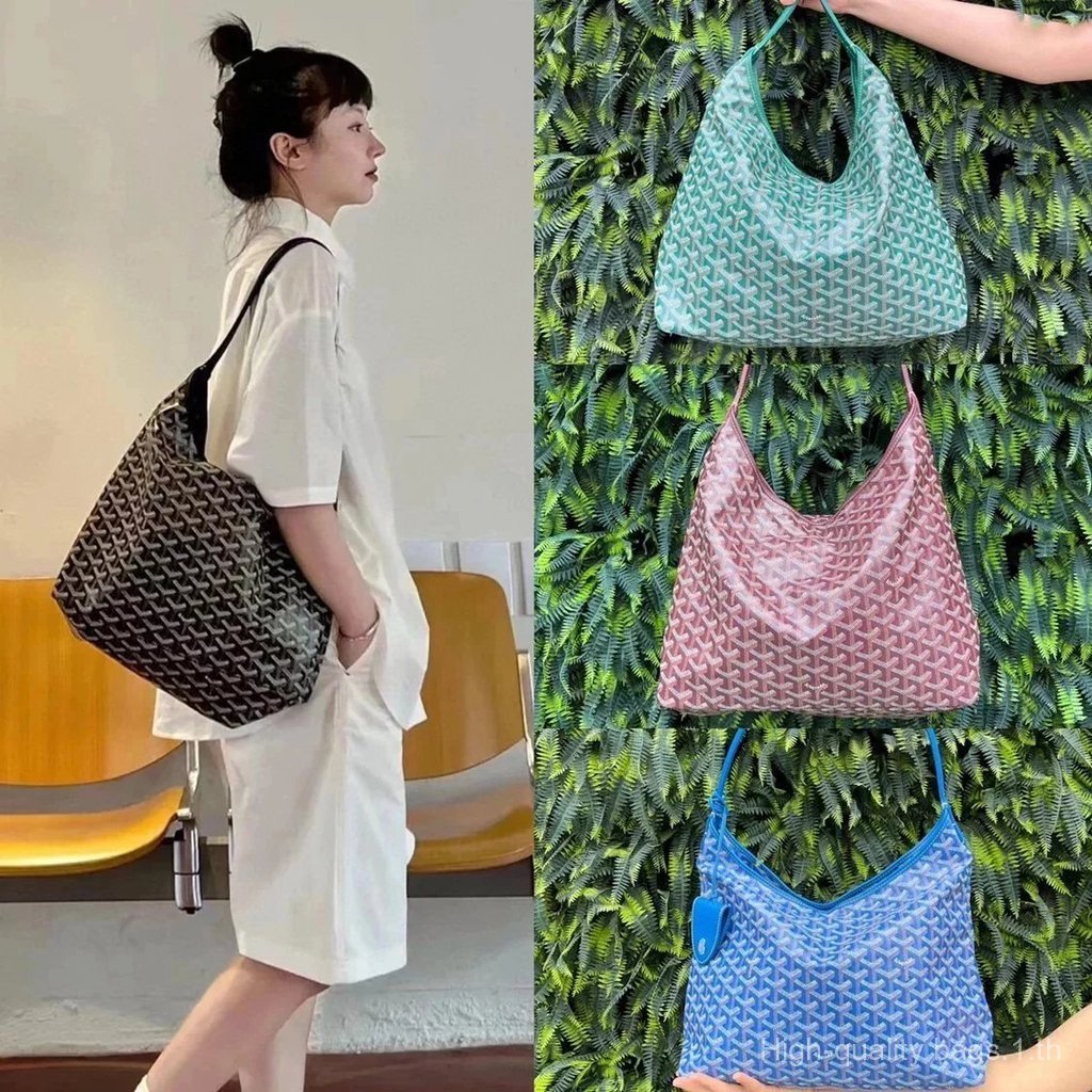 กระเป๋าHOBO Goyard 2022 สไตล์ใหม่ กระเป๋าสะพายข้าง ลายฟันสุนัข สำหรับสุภาพสตรี