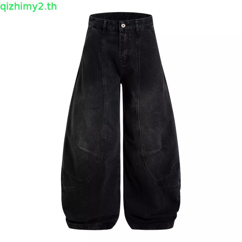 HANLU Fashion Brand Deconstructing Wide-Leg Jeans