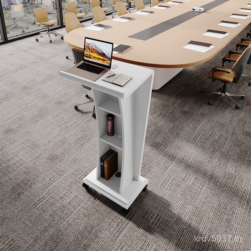 ห้องประชุมปฏิบัติ Podium Podium Podium Simple Mobile Podium Table Host Welcome h สามารถรับโต๊ะฝึกพูด