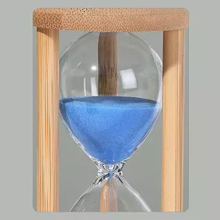 Haha 1/10 นาทีไม้นาฬิกาทราย Creative Timers Sandglass Sandy Clo เครื่องมือห้องครัว Mini Desktop Decoratio บ้านเครื่องประดับเด็กของขวัญ TH