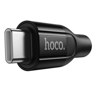 HOCO UPA35 ตัวแปลงหูฟัง Type-C to 3.5mm ชิปเสียง DAC ฟังเพลง / คุยโทรศัพท์ / รีโมท สายแปลงหูฟัง audio converter hc5
