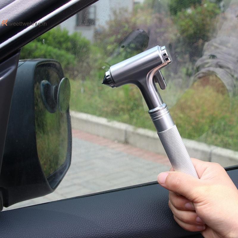 Tw Auto Safety Hammer Car Window Shatter Breaker ในตัวเครื่องตัดเข็มขัดนิรภัยเครื่องมือฉุกเฉินที่เชื่อถือได้สําหรับ Fast Vehicle Escape huj
