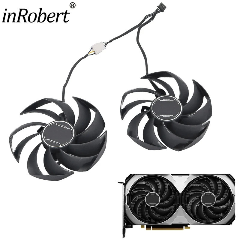 95 มม.PLD10010S12HH RTX4070 RTX4070S พัดลมการ์ดสําหรับ MSI RTX 4070 4070S VENTUS 2X เปลี่ยนกราฟิกการ