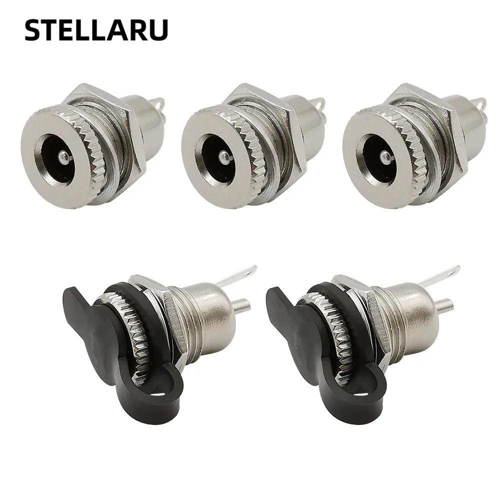STELLARU DC Power หญิงซ็อกเก็ตแจ็ค, 5.5 x 2.1 มม.คุณภาพสูง DC Jack Adapter, โลหะทนทาน DC-099 DC-099 