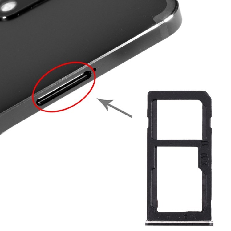 ขายตรงจากโรงงานถาดซิมการ์ด + ถาดซิมการ์ด / ถาดการ์ด Micro SD สําหรับ Nokia 6 TA-1000 TA-1003 TA-1021