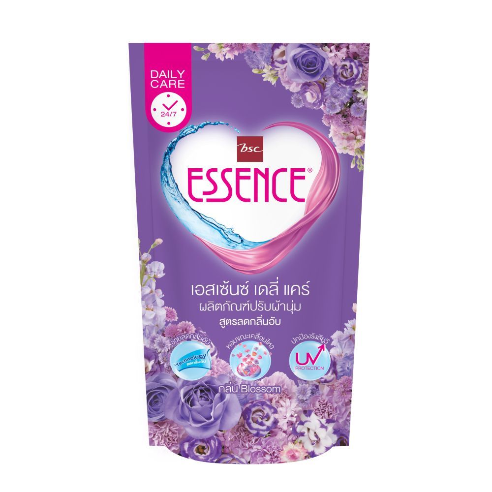 [สินค้าส่งด่วน] เอสเซ้นซ์ปรับผ้านุ่มUV รีฟิล ม่วง600 ESSENCE UV SOFTENER 600ML. RE PURPLE