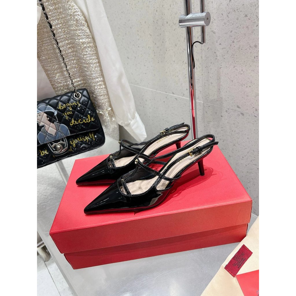 2025.1.7-6cm Heel Valentino Valentino รองเท้า/รองเท้าส้นสูง