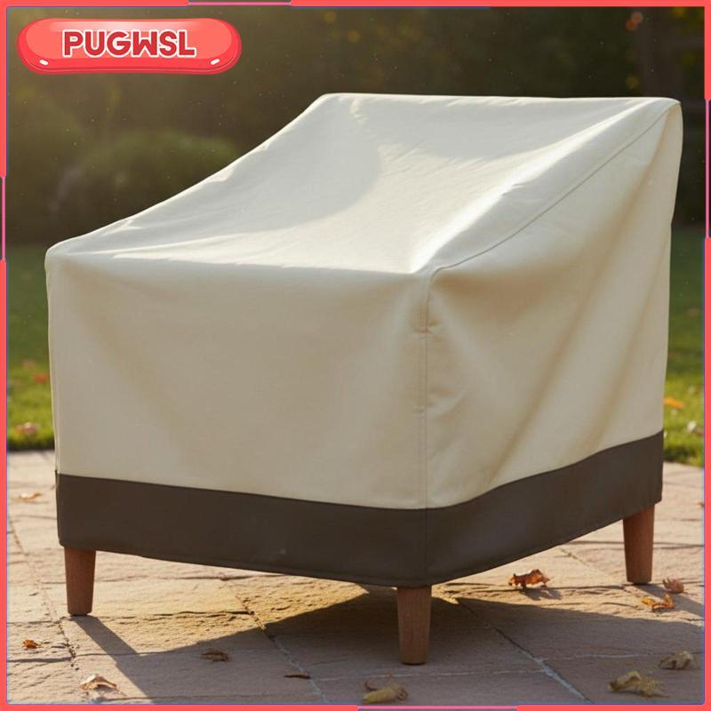 [pugwsl] ผ้าคลุมโซฟากันแดดเคลือบเงินอาร์มแชร์ปลอกกันน้ําเฟอร์นิเจอร์โล่สําหรับลานสวนป้องกันฝน