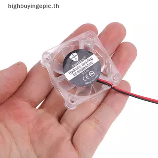 HETH 4010 DC 5v 12v 24v พัดลมระบายความร้อน LED Iight Emitting แบริ่งไฮดรอลิก 2pin HETH