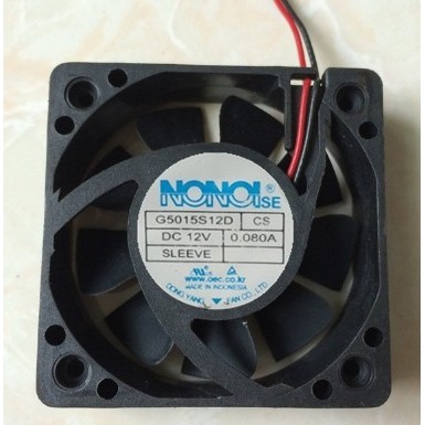 NONOISE 5015 G5015S12D CS DC12V 0.008 A 5 ซม. พัดลมระบายความร้อนที่เงียบสงบเป็นพิเศษ
