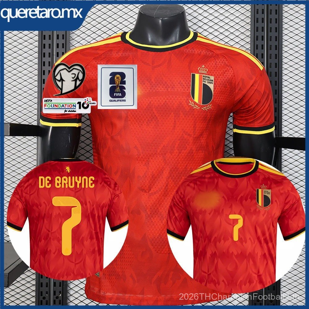 Player Version SSS+2026 Belgium Home Jersey Player Version