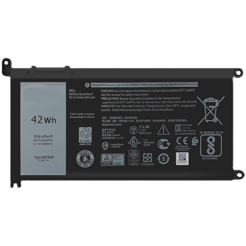 For Dell Latitude 3480 3490 3488 P79G P89/P79G001 WDXOR Batteries