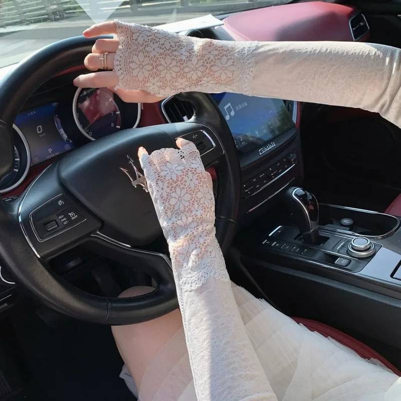 Lace Driving Sun Protection Thin Summer Sun Protection Oversleeve Sun Protection Breathable All-Matc