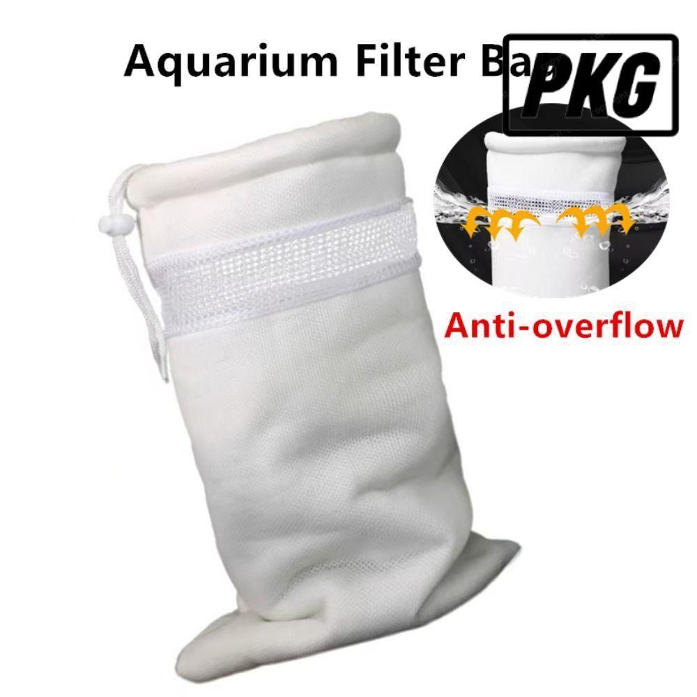 REPKG Anti-over Flow กระเป๋า,ความหนาแน่นสูงล้างทําความสะอาดได้ถังปลาถุงกรอง,นํามาใช้ใหม่หนา Anti-ove