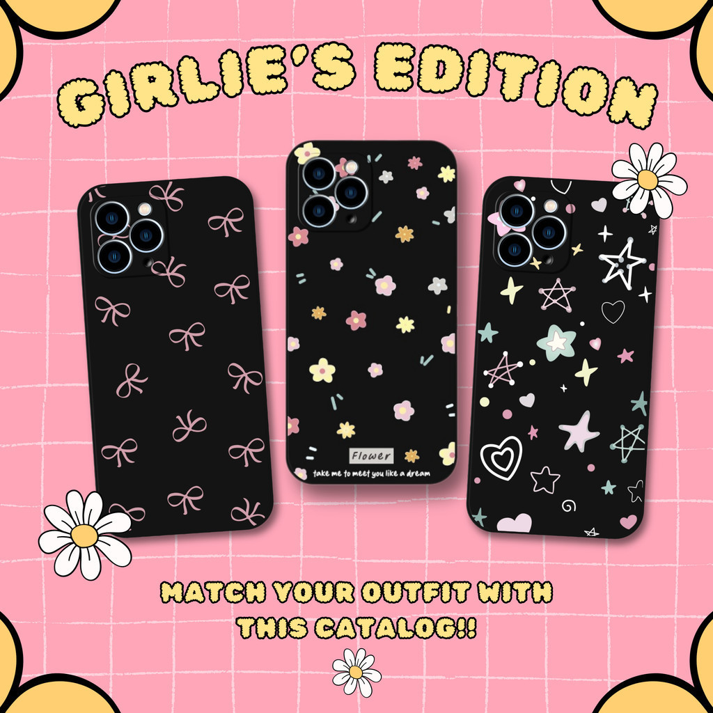 PRINTING LENS PROTECTOR GIRLY case infinix hot 8 10 9 play 11 smart 4 11 11s 6 5 note 8 12 g96 12i 8
