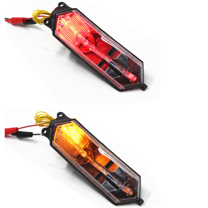 ขายร้อนเหมาะสําหรับ Yamaha R1 R1M/S R6 R7 R9 ดัดแปลงไฟท้ายด้านหลังไฟเบรค LED ไฟท้ายประกอบ