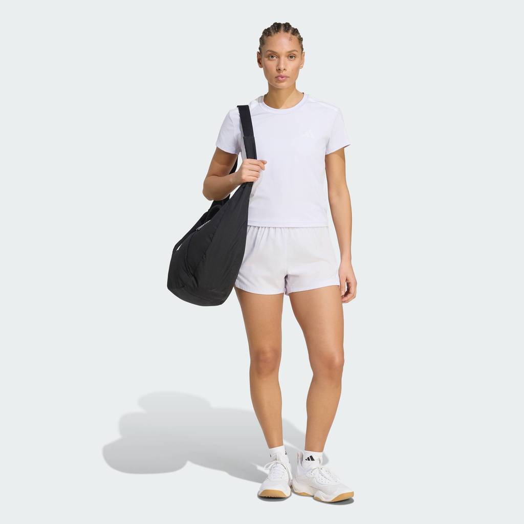 adidas شورت نسائي Hyperglam 3-Stripes — بنفسجي — صورة 7