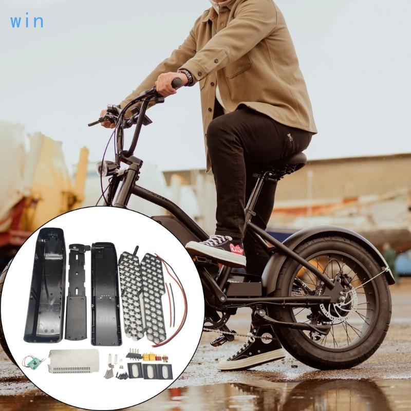 Win Durability Waterproof 36V48V EBike Box 52x18650Cell DIY สําหรับ HaiLong