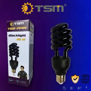 หลอดไฟล่อแมลงหลอดไฟแบล็คไลท์แสงม่วงUVblacklight ขั้วE27ใช้ไฟบ้าน220V65วัตต์85วัตต์