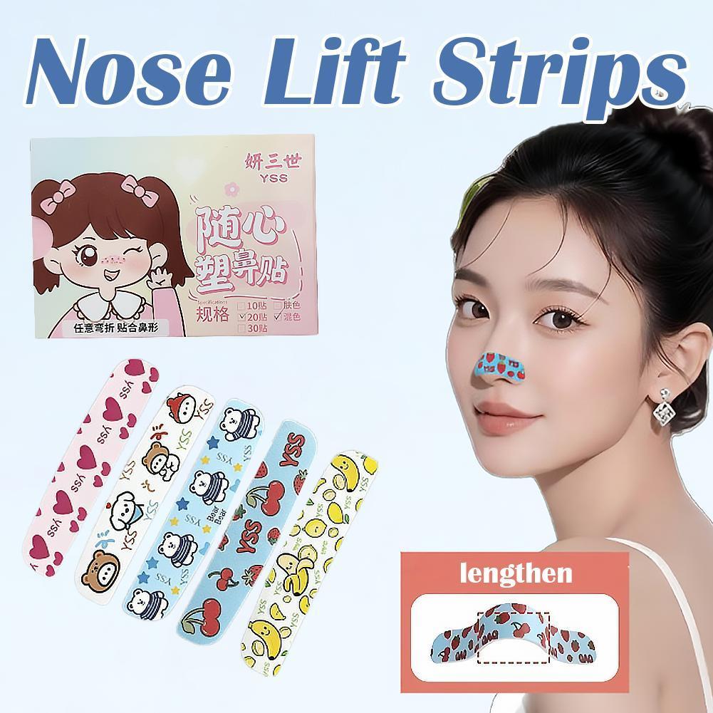 แพทช์ไสจมูกที่มีสีสันด้วยหน่วยความจํากระดูกจมูกแคบและยกปีก รูปที่ 3