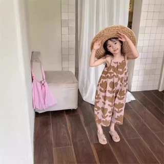 สาวฤดูร้อนลําลองแฟชั่นหลวมสาวน้อยน้ําหนักเบาสไตล์เกาหลีจั๊มสูทแขวน