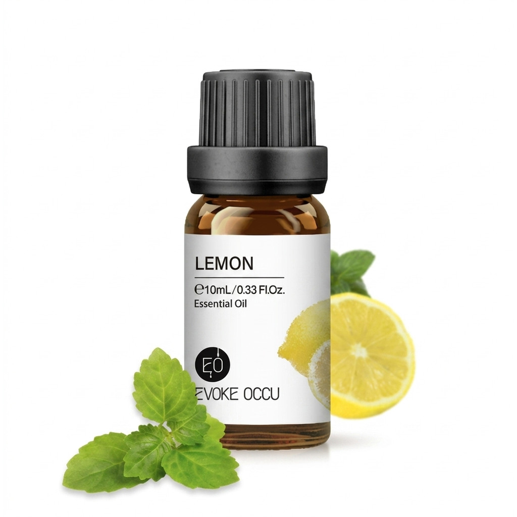 Aliztar 100% Pure Lemon Essential Oil 10 มิล. น้ำมันหอมระเหยมะนาวเหลืองแท้ สำหรับอโรมาเทอราพี เตาอโรมา เครื่องพ่นไอน้...