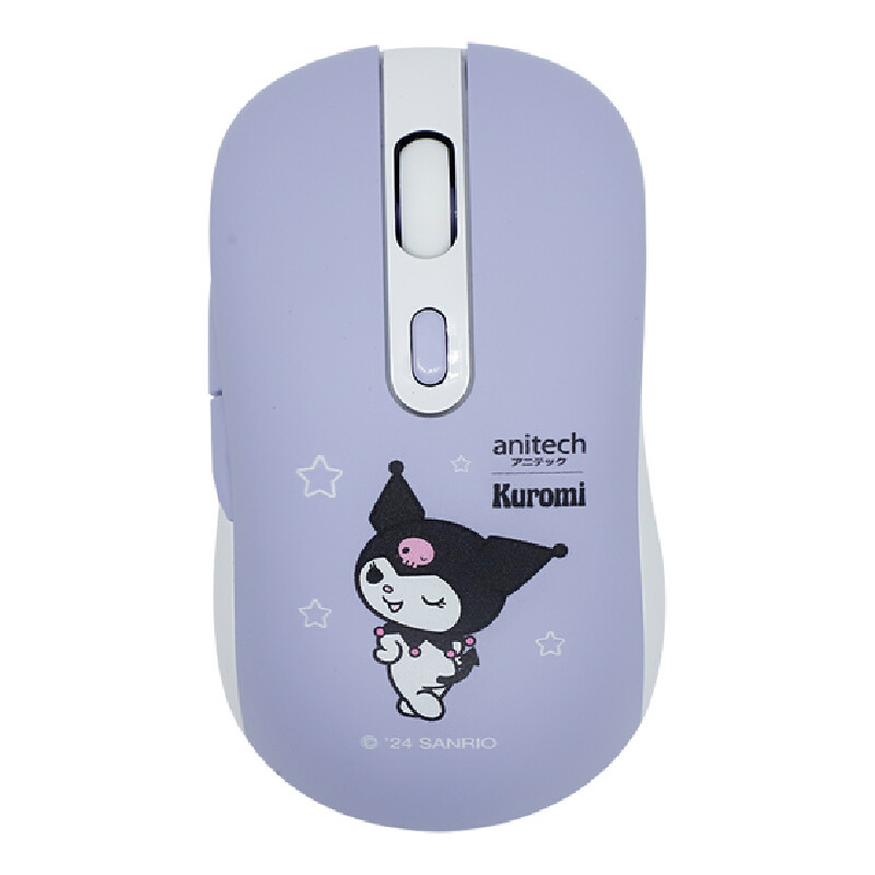ANITECH เมาส์ไร้สาย ซานริโอ Dual Function รุ่น KU-W239-PU สีม่วง