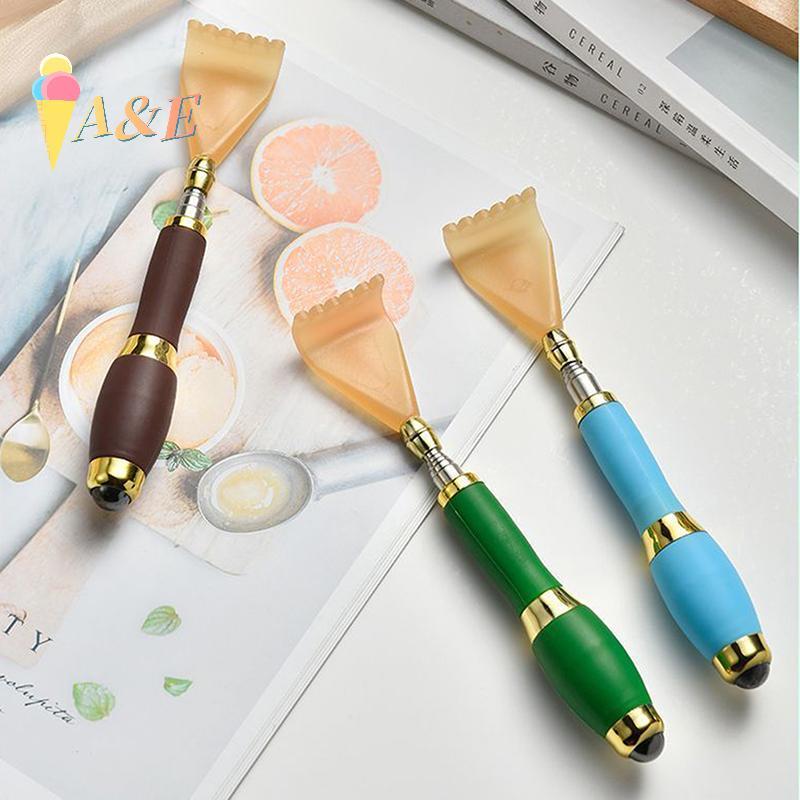 [QIMO] แบบพกพา Ba Scratcher Telescopic Scratching นวด Ba Scraper ขยาย Tiling Itch Body Scratch Sti นวด