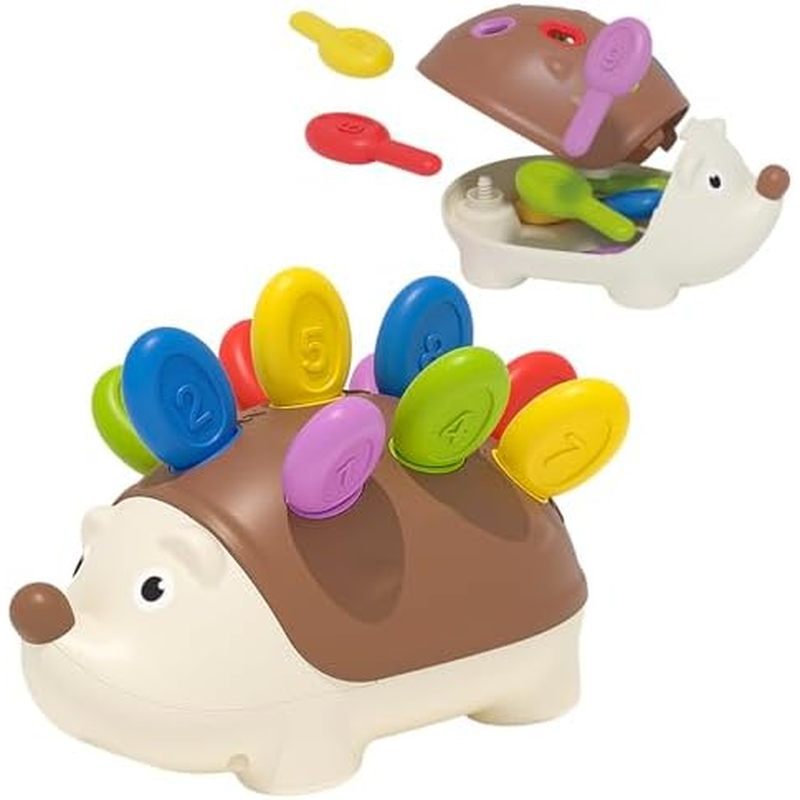Hedgehog Toys - Toddler Learning Toys, Fine Motor and Sensory Toys for Kids Ages 18+ Months, Car Tra