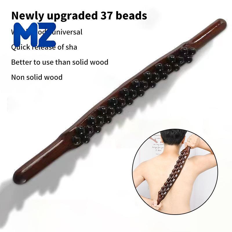[MZ] 37 ลูกปัด Universal Ba นวด Tendons ขูด Sti Point Treatment Gua Sha Relax Therapy เครื่องมือนวดหน้าท้อง (พลาสติก)