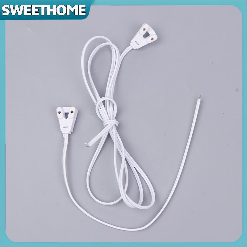 SWEETHOME 10 ชิ้น T8 ผู้ถือโคมไฟ T8 ไฟฐานสายไฟกล่องสายโคมไฟ Soet ผู้ถือสายสําหรับ T8 หลอดเรืองแสง