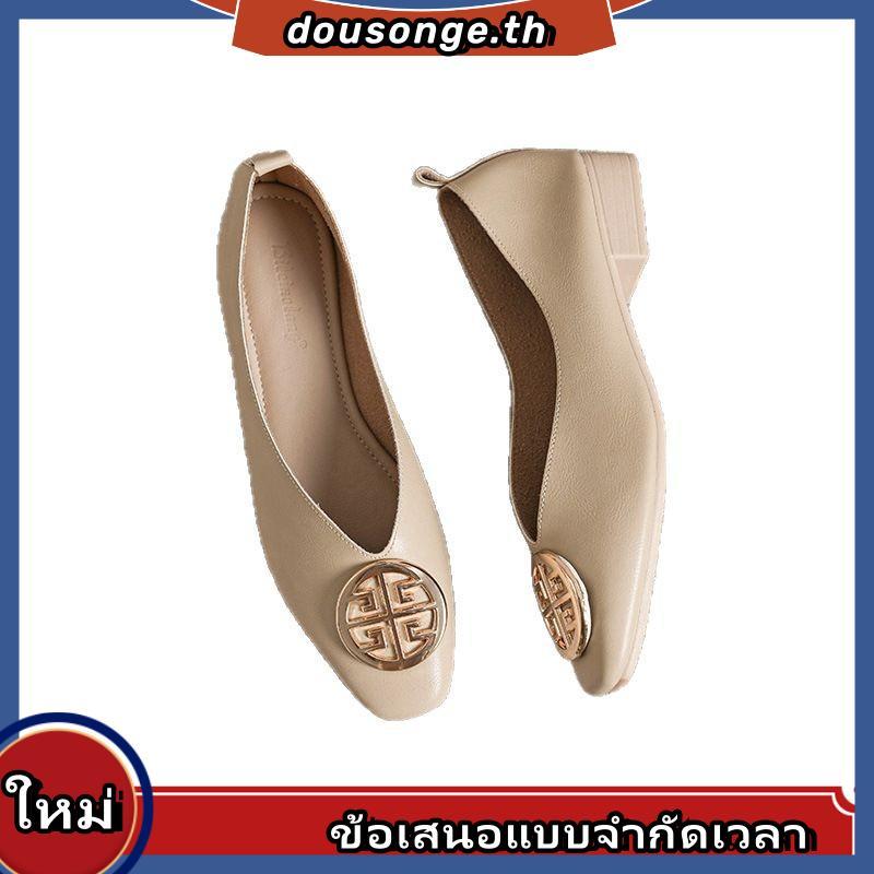 LA BELLA รองเท้าคัชชูหนังแกะ รุ่น LB AMORE QUEEN FLATS - COLORFUL