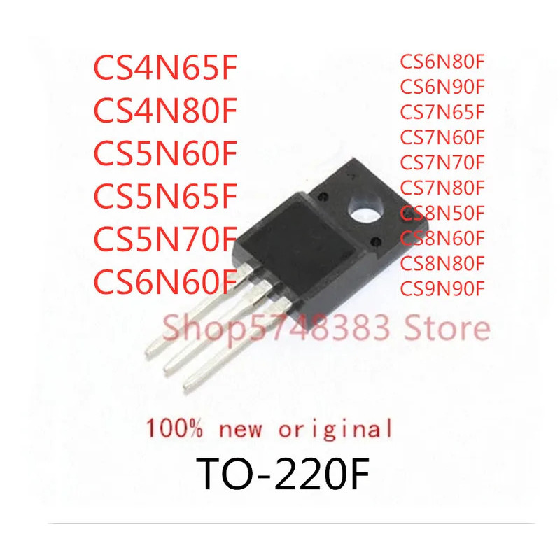 5PCS CS4N65F CS4N80F CS5N60F CS5N65F CS5N70F CS6N60F CS6N80F CS6N90F CS7N65F CS7N60F CS80F CS80F CS8