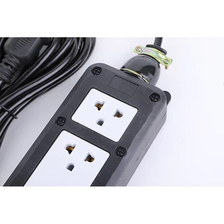 ปลั๊กสนาม 2x4 บล็อกยาง สาย VCT2x1 รองรับไฟสูงสุด 3000W ยาว 5M,10M,15M,20M,30M