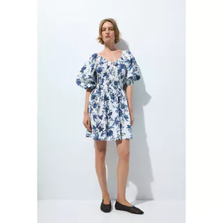 H&M(เอชแอนด์เอ็ม) เดรสผ้าฝ้ายทรงกระโปรงบาน ผู้หญิง 1328376_2