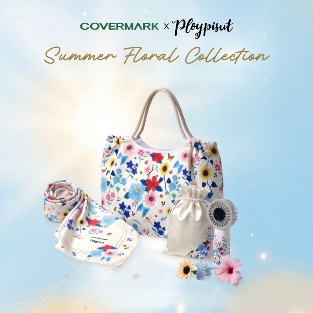 พร้อมส่ง Covermark X Ploypisut Summer Floral Collection Set