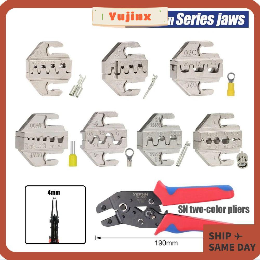 YUJINX SN CRIMPING คีม Jaw, SN-2546B 02C 06WF 2549 03H CRIMPING คีมขากรรไกร,กว้าง 4 มม.48B 58B CRIMP